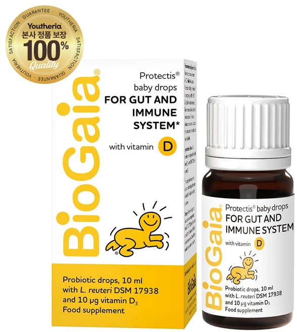바이오가이아 프로텍티스 베이비 드랍 + 비타민D 10ml(바틀타입), 3개, 10ml - 쿠팡