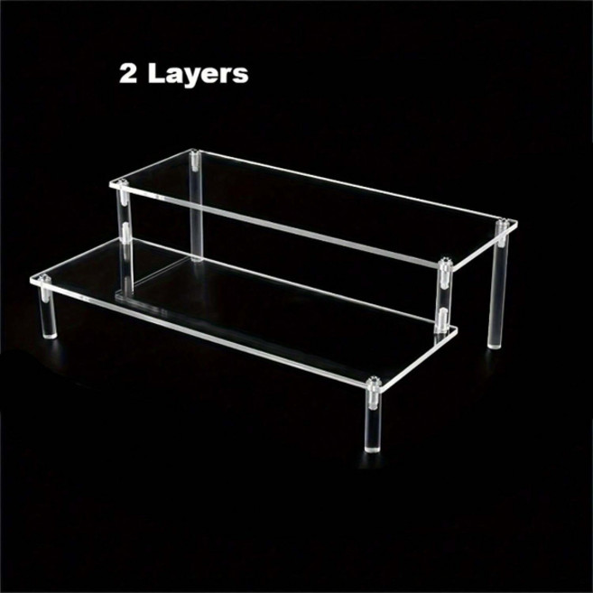 컵케이크 디스플레이 스탠드 장식 선반 라이저 디저트 파티 플레이트 1 2 3 4 티어, 02 2-tier