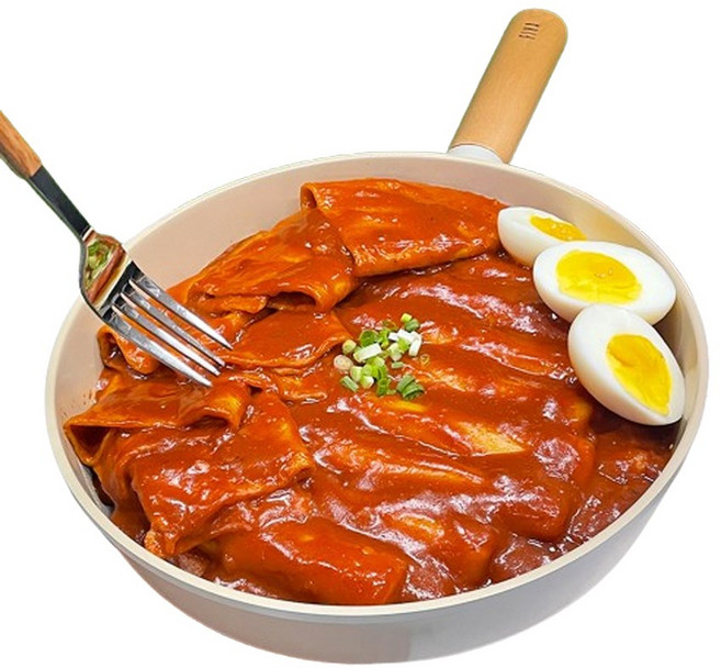 [HACCP 인증 국산밀 100%] 핫이슈 대용량 점보떡볶이 4-5인분 우리밀, 1kg, 1개