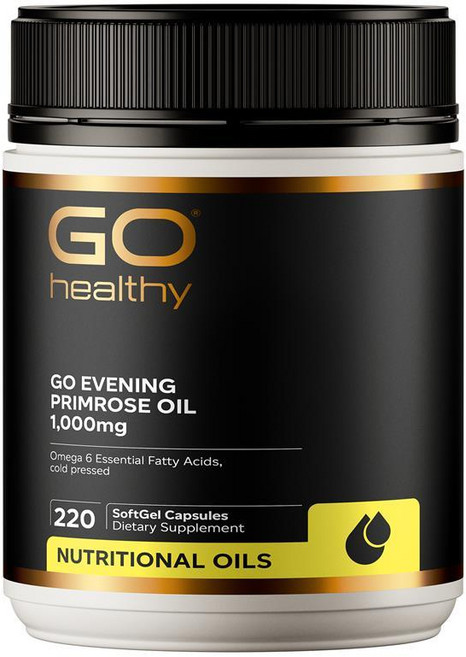 고헬씨 달맞이꽃오일 1000mg 10%GLA 220정 1개 Go Healthy Evening Primrose Oil