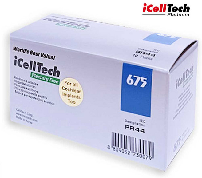 아이셀텍 보청기배터리 인공와우, 1개, 인공와우 CI 40알구성