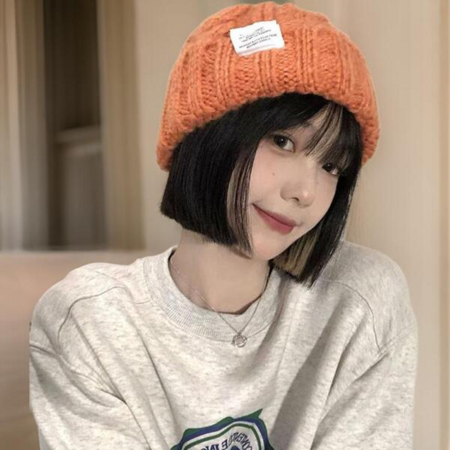 [다잇템] 남자 FW 골지 커플템 스웨터 숏비니 모자