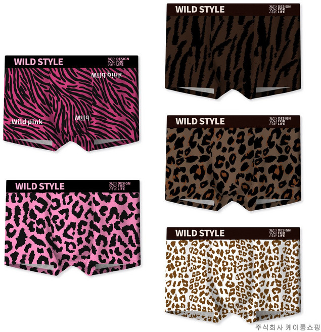 세계일주 남자 사각 드로즈 팬티 남성 팬티 5P 남성 속옷