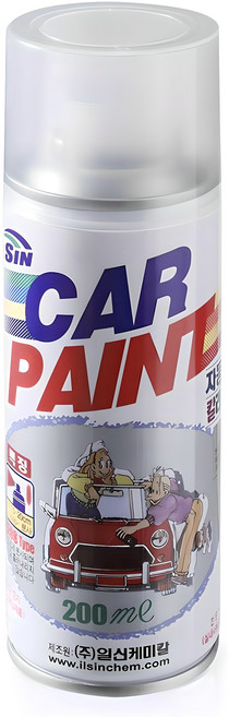 일신 스프레이 카 페인트, 1개, 마감용투명