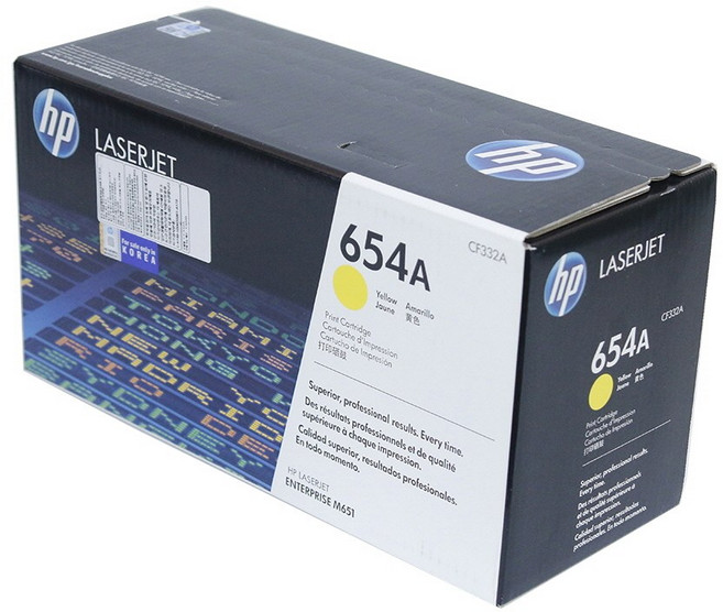 HP 정품토너 color laserjet enterprise M651n 노랑 articles of the best quality Toner Cartridge 표준용량, 1개, 검정+칼라