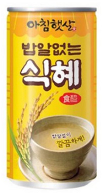 웅진 아침햇살 밥알없는 식혜 180ml, 30개