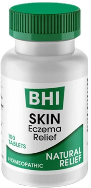 MediNatura BHI 피부 자연 습진 완화제 8가지 활성 진정 호메오패시 관리 성분 얼굴과 몸의 일상적인 건조함 발적 자극받은 건조 가려운 피부를 위한 100정, MediNatura BHI 피부 자연 습진 완화제 8가, 1개 - 쿠팡