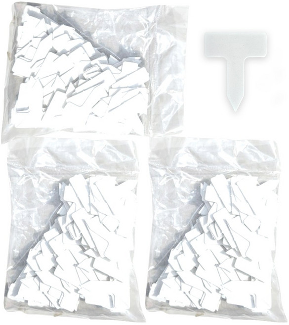 화분가드닝 화분 식물 이름표 가든픽 3.5cm, HW1.식물이름표 화이트 3봉지