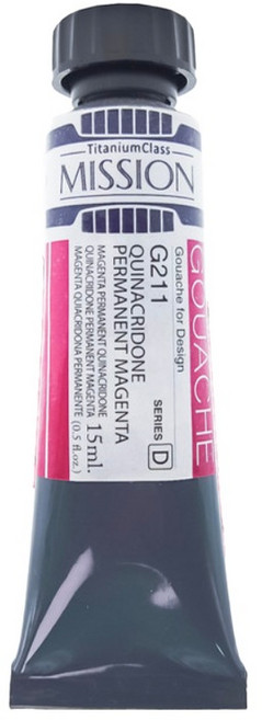 MIJELLO 美捷樂 Mission 鈦級 Gouache 不透明水彩 15ml, G235 B級 -黃灰