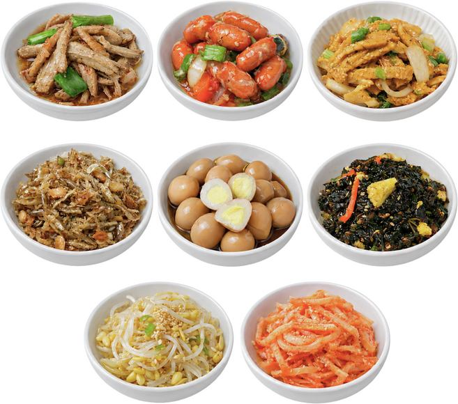 건강예찬 8종 균형잡힌 반찬 SET 짜지않고 달지않게 만든 밑반찬, 1kg, 1개