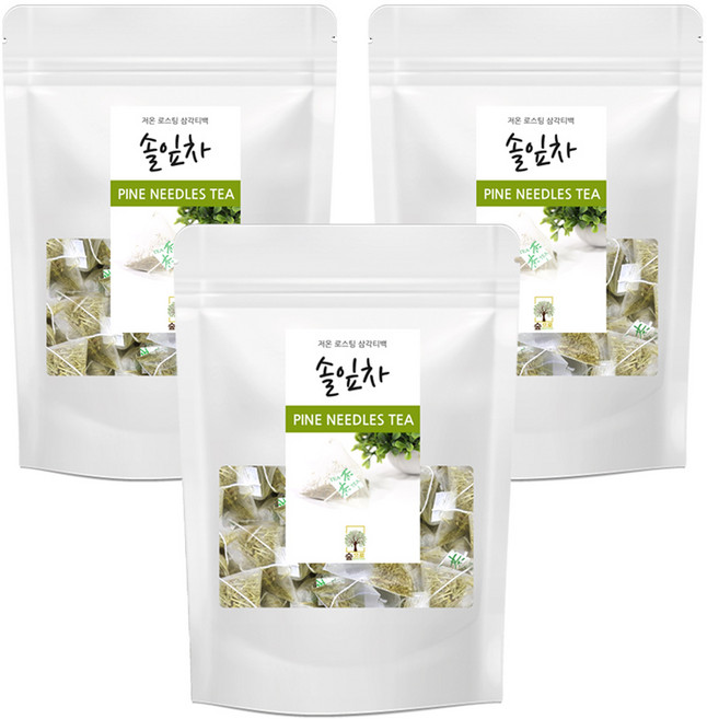 솔잎차 25티백 숲으로허브 삼각티백, 1g, 25개입, 3개