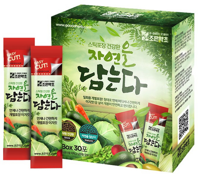 조은약초 자연을 담는다 프리미엄 다시마환 스틱, 3g, 30개