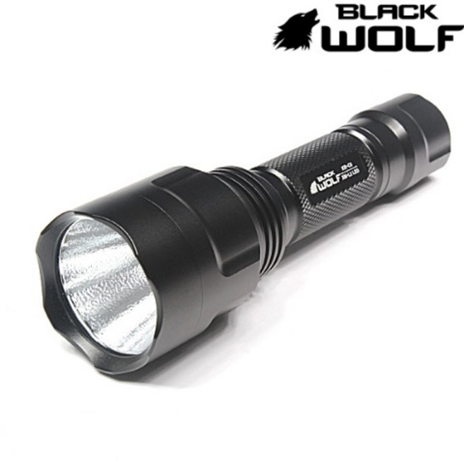 블랙울프 KR-C8 // L2 LED / 약1200루멘 / 조사거리 277m, KR-C8(OP타입), 1개