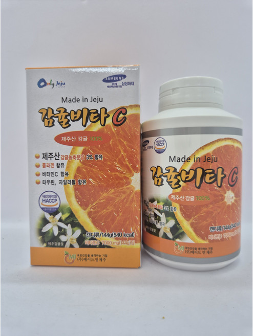 Made in Jeiu(제주) 감귤비타C(144g), 1박스, 144g