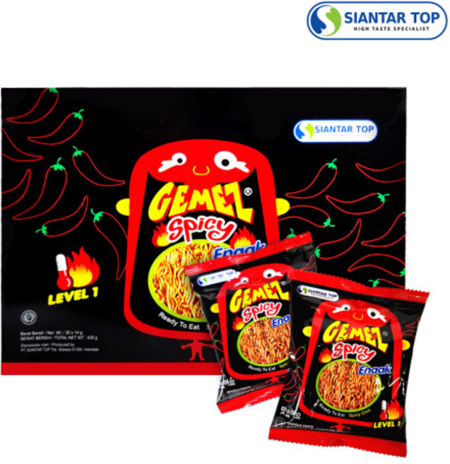 게메즈 에낙 스파이시 라면과자, 14g, 30개