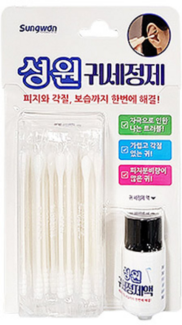 성원 귀세정제(세정액+면봉30P), 6개