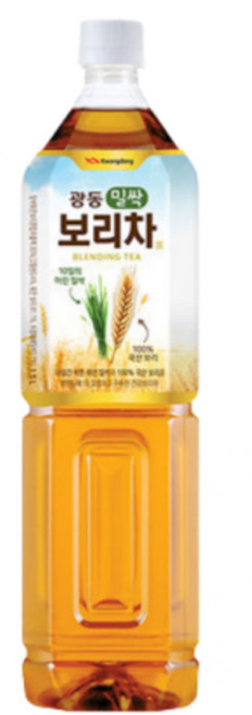 광동 밀싹 보리차 PET 1.5L X 12개 어린밀싹 국산보리