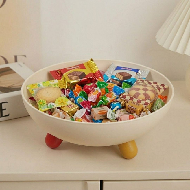 픽스앤고 과일 간식 트레이 바구니, 1개, 밀크