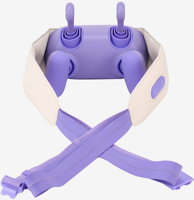 웰리프트 무선 온열 목어깨 마사지기, YP-158K, 퍼플