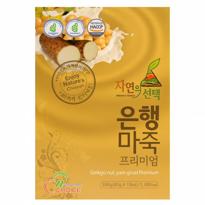 (주)엔초이스 은행마죽 프리미엄300g, 300g, 6개