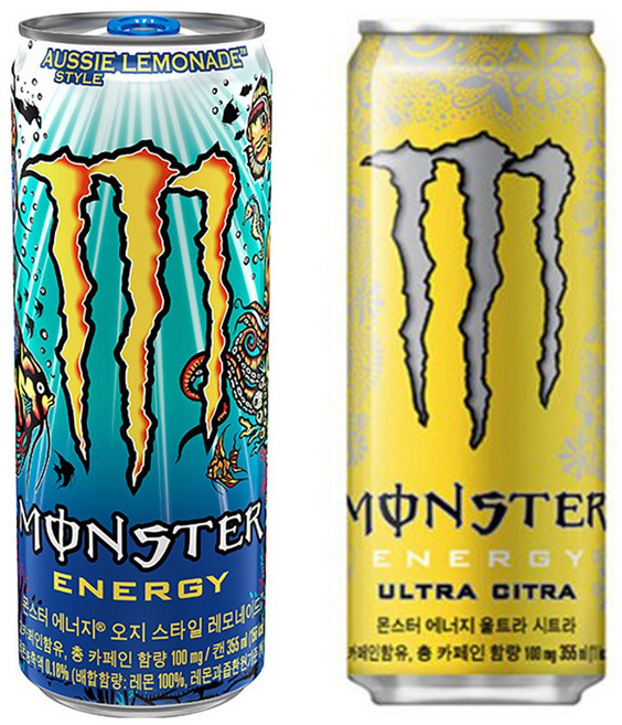 몬스터 355ml 오지 레모네이드 12캔+시트라 12캔, 24개