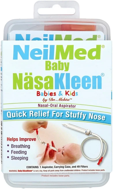 Squip NeilMed NasaKleen 유아 및 어린이 비강-구강 흡인기 키트 1개 SQP-00042, Squip, NeilMed NasaKleen 유아 및 - 쿠팡