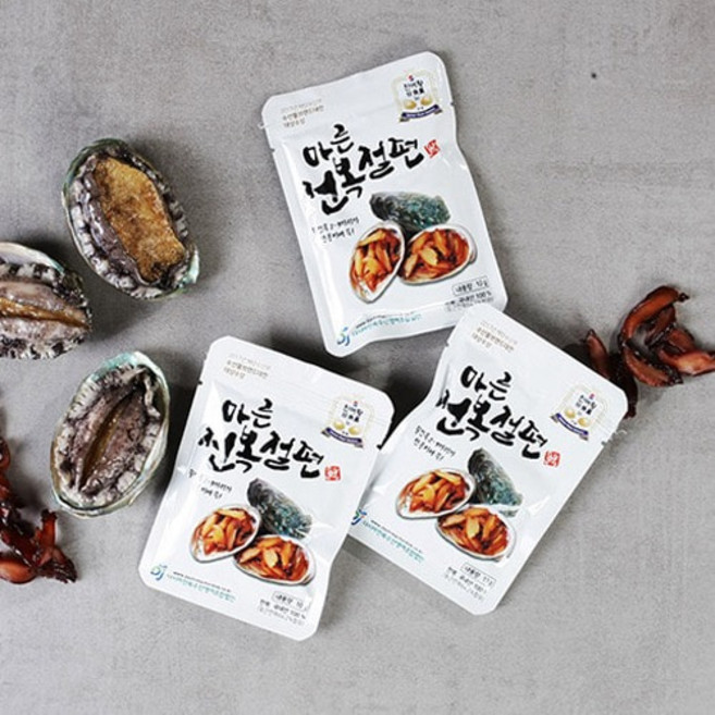 프리미엄 반건조 조미 절편전복 10g x 6p 국내산, 6개