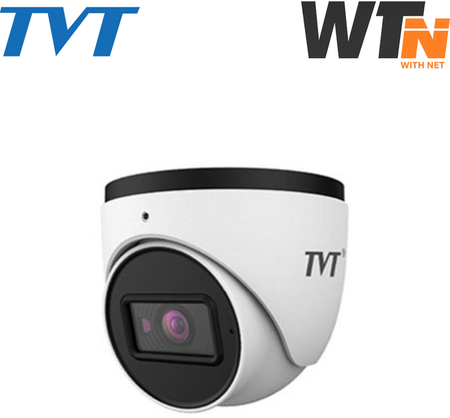 티브이티 TVT TD-9524S4(D/PE/AR2) 200만화소 2.8MM 마이크내장 IP 적외선 돔 카메라, 1개, TVT TD-9524S4