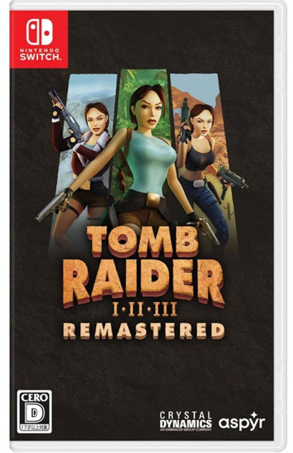 Nintendo Switch 古墓奇兵 1-3 移植版 復刻版 簡中版, 一般版 日文封面
