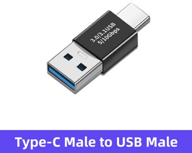 범용 USB 3.0 OTG 유형 C 어댑터 USB C 남성 USB-A 남성 여성 변환기 Macbook Huawei Samsung Xiaomi Ipad 커넥터, [01] 1 PCS, [03] USB G to CG ZT