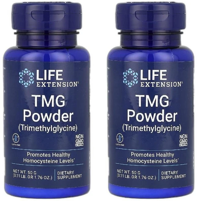 라이프 익스텐션 TMG 분말(트라이메틸글리신) 50g(1.76oz) 2개, 50g - 쿠팡