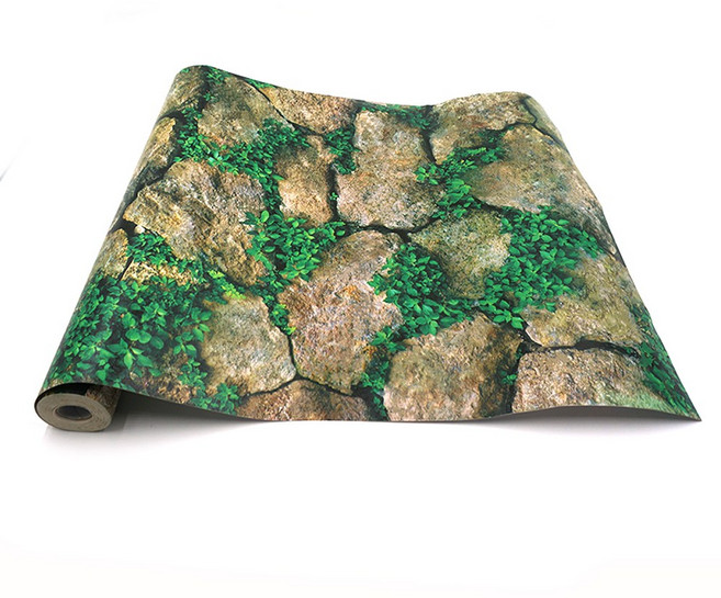 셀프인테리어 접착식돌담시트지 벽면장식용