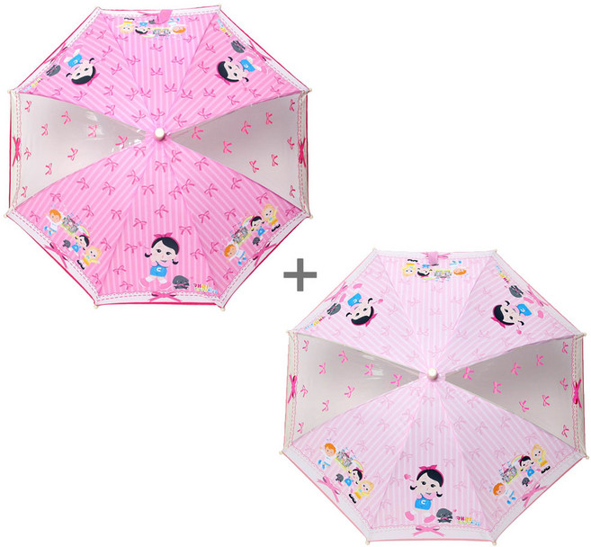 캐리와 장난감친구들47 우산 1+1 진핑크+연핑크 2개 한세트