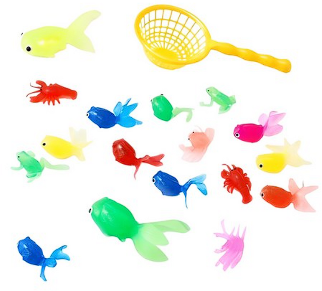 마이리틀타이거 뜰채 낚시 놀이, 혼합색상, 1개