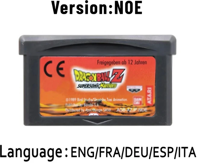 쿠쿠스토어 GBA 게임 카트리지 32비트 비디오 콘솔 카드 어드밴스드 어드벤처/슈퍼소닉 워리어스/부우의 분, 08 NOE-Supersonic