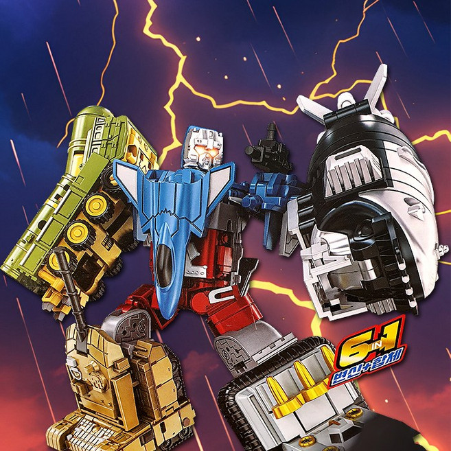 메가배틀 변신 6종 합체로봇, 1개