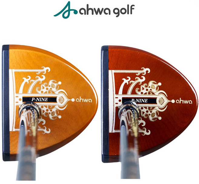 아화 국산 파크골프채 P-NINE 감나무 피나인, 다크브라운, 84cm