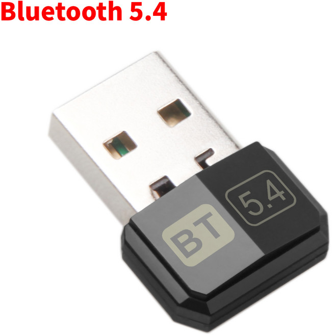 PC 스피커용 USB 블루투스 5.4 5.3 동글 어댑터 무선 마우스 키보드 음악 오디오 리시버 송신기 드라이브, 2) Bluetooth 5.4, 01 Bluetooth 5.4, 없음, 1개