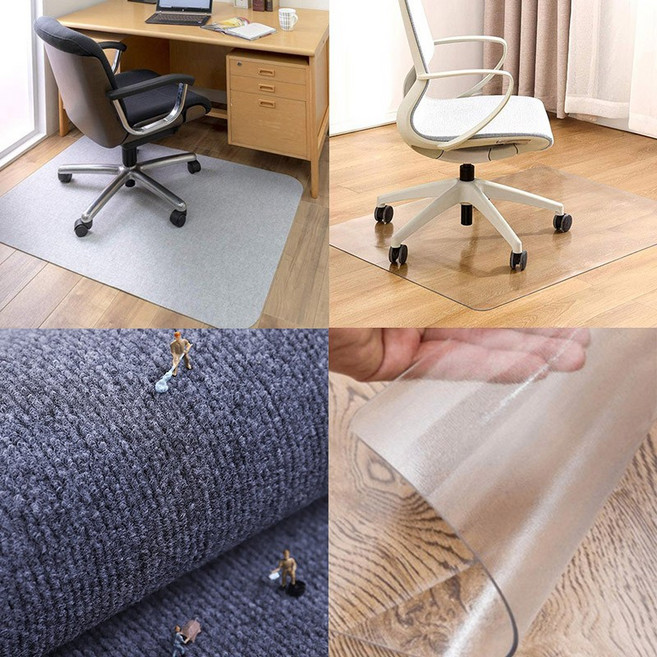 감탄살롱 바닥보호 긁힘방지 의자매트 논슬립 밀림방지패드 체어매트, 다크그레이