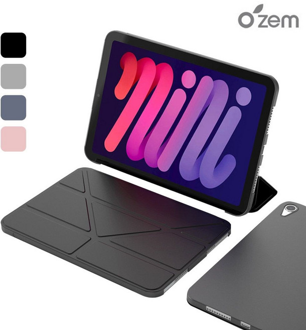 세움몰 아이패드 미니6 TPU 커버 소프트 케이스, 아이패드 미니6 TPU소프트-블랙, 1개