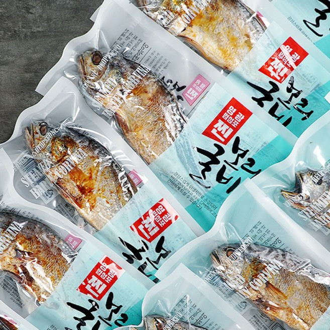 부세 찐보리굴비 특대사이즈 29-31cmx5팩, 5개