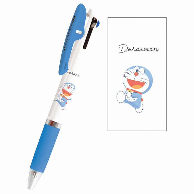 【CHL】 KAMIOxUNI JETSTREAM 0.5mm 三色 油性筆 BT21 聯名限定 可愛 哆啦A夢, 1個