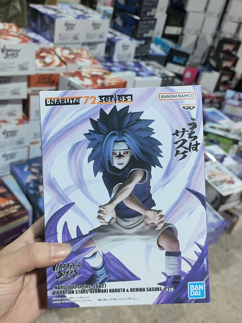 萬代 NARUTO 72系列 VIBRATION STARS 宇智波佐助 景品手辦, 1個