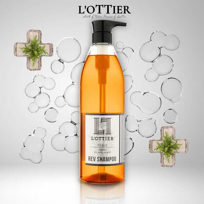 로띠에르 레브 카페인샴푸 모근 영양 힘없는모발 뿌리볼륨 패스트 샴푸, 1개, 1L