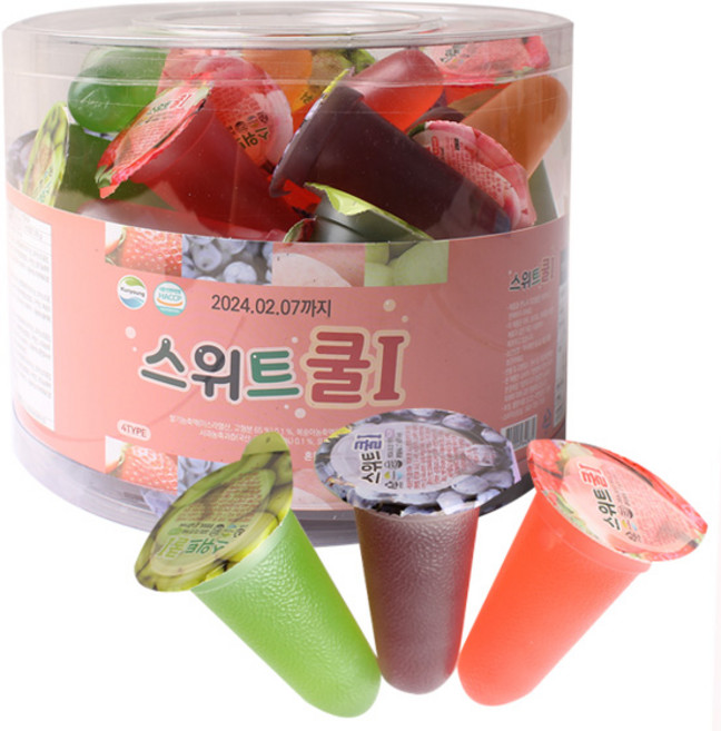 얼려먹는 젤리 스위트 쿨 젤리 50입 어린이 여름간식, 1.35kg, 1개