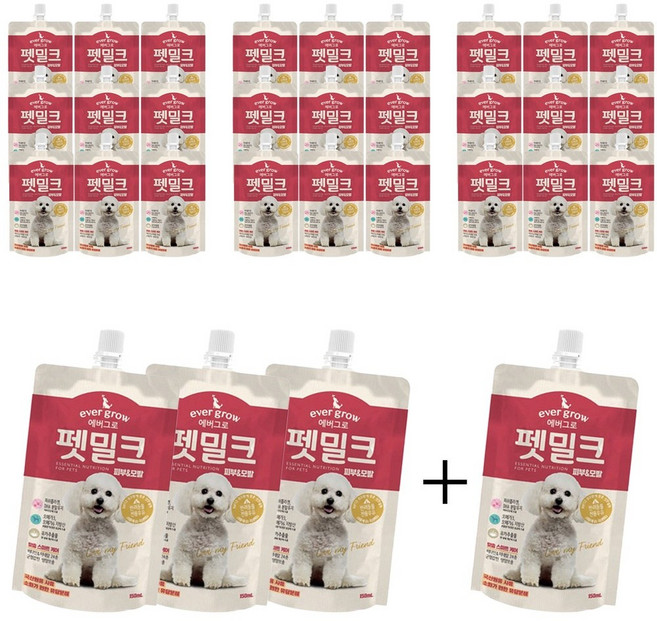 에버그로 펫밀크, 피부&모발, 150ml, 31개