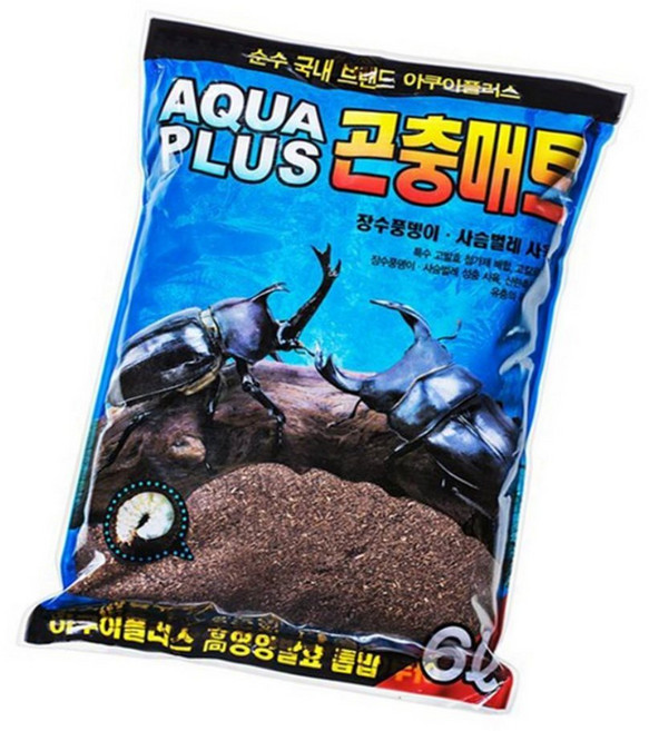 혜명몰 곤충사육통 바닥재 곤충매트 6L 곤충키우기 발효톱밥 곤충사육장 애벌레키우기 사슴벌레사육