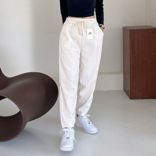 마이쏭 여성 컴포터코듀로이조거팬츠(융기모)