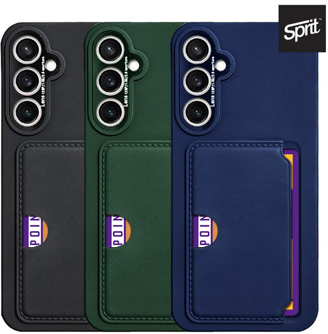 갤럭시S24 스프릿 크롬 실리콘 카드 케이스