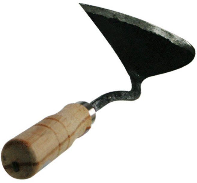 큰호미 . 텃밭 가드닝 정원 주말농장 가꾸기 농사 원예 농기구 잡초 뽑기 밭갈이, 1개